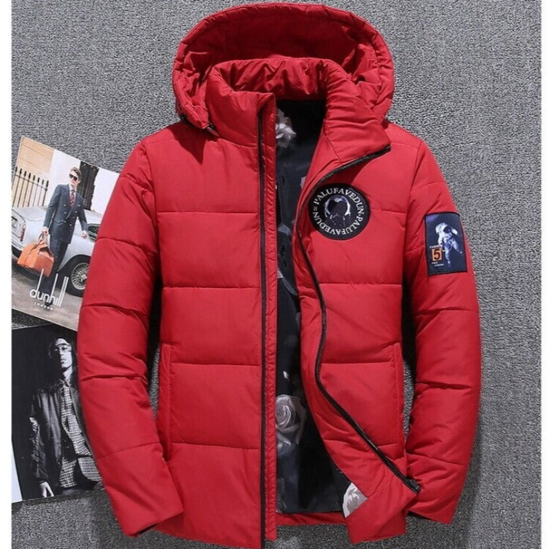 Men's Winter Classic Hooded Warm Jacket
