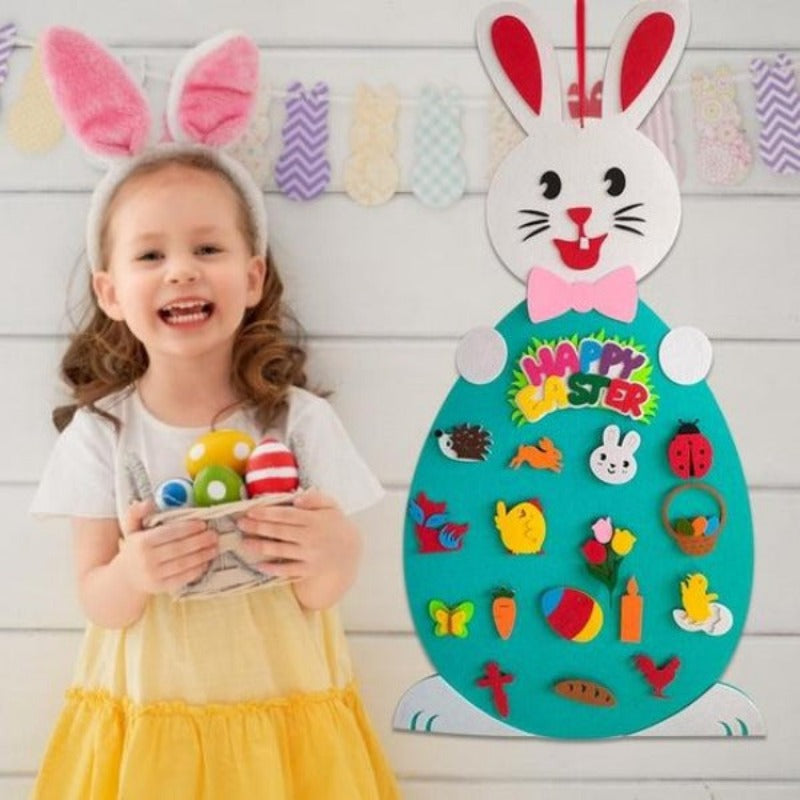 DIY Easter Felt Bunny Set