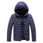 Men's Winter Casual Warm Slim Windproof Parkas Jacket