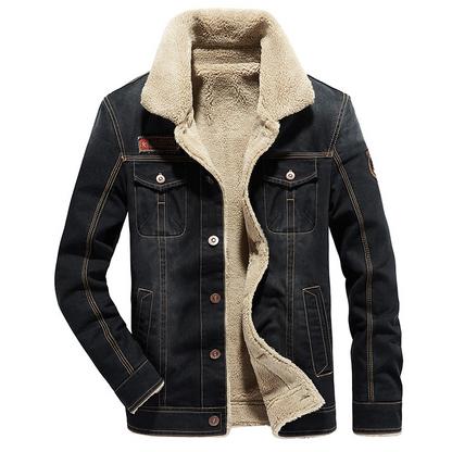 Casual Men's Winter Denim Jacket