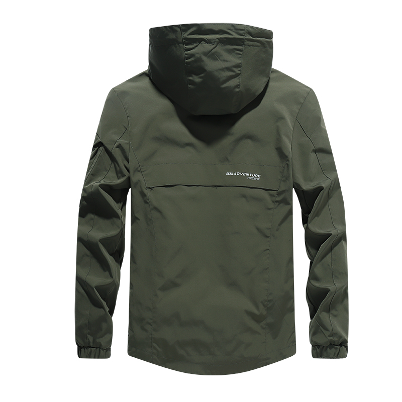Men Outdoor Waterproof Hooded Jacket