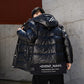 Men's Casual Long Hooded Down Jacket