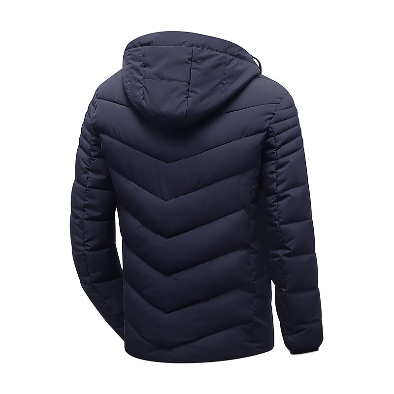 Casual Warm Fleece Waterproof Thick Jacket Parka