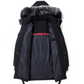 Men's Solid Long Hooded Down Jacket