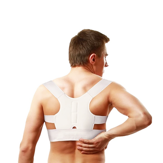 Posture Corrective Back Brace (White)