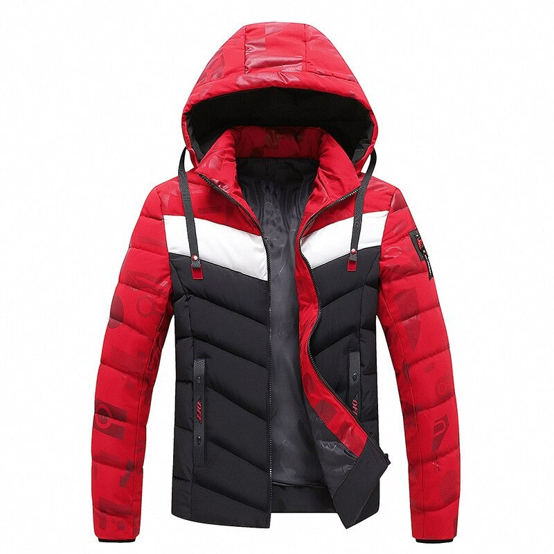 Winter Windproof Warm Thick Parkas Jackets For Men