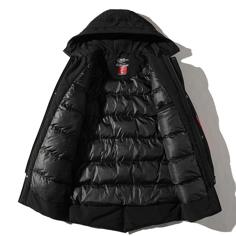 Men's Casual Thick Pocketed Down Jacket