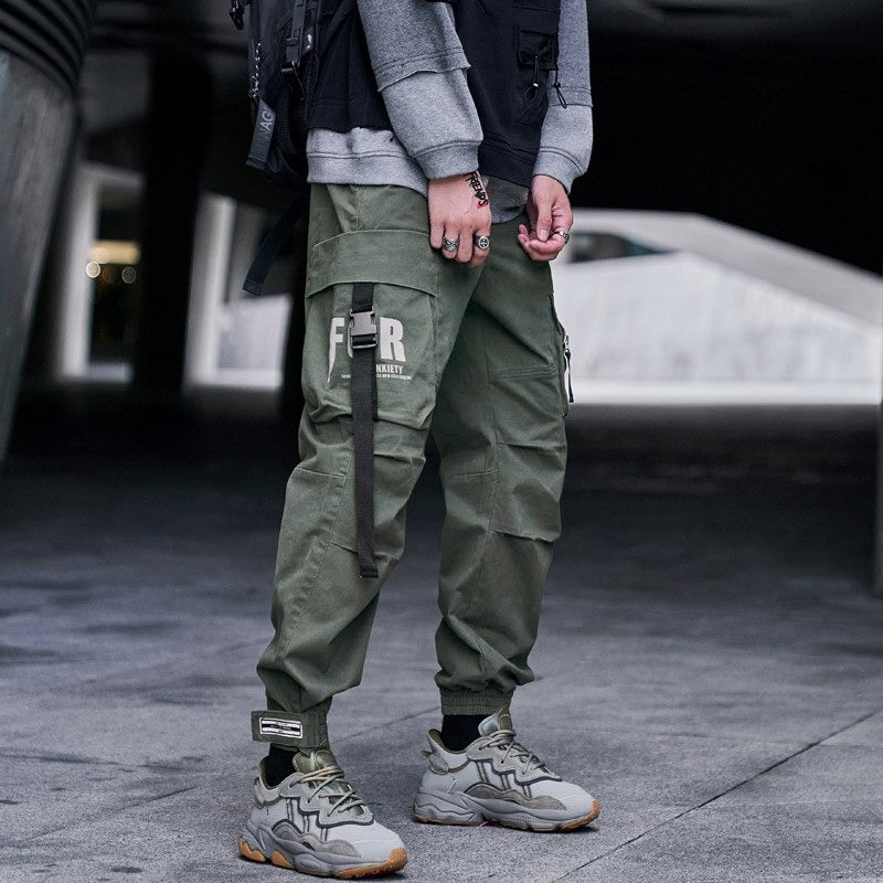 Men's Casual Multi-Pocket Hip Hop Cargo Pants