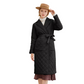 Women's Straight Long Tailored Winter Coat With Deep Pockets