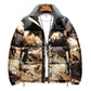 Men's Warm Thick Windproof Hooded Camouflage Jacket