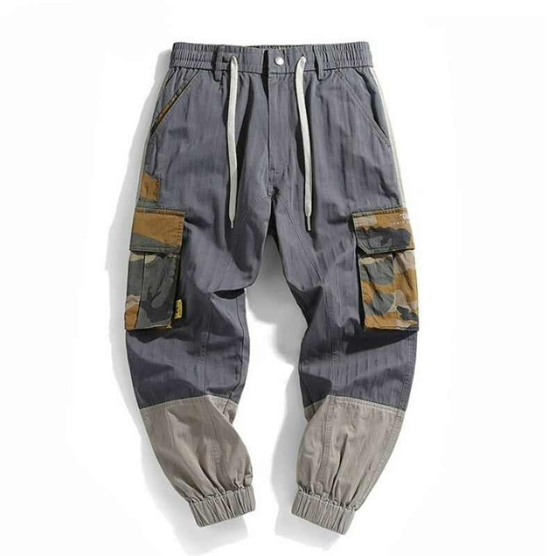 Hip Hop Streetwear Beam Foot Cargo Pants