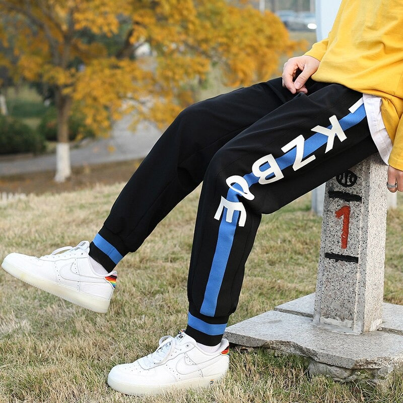 New Stripe Hip Hop Joggers Men Pants