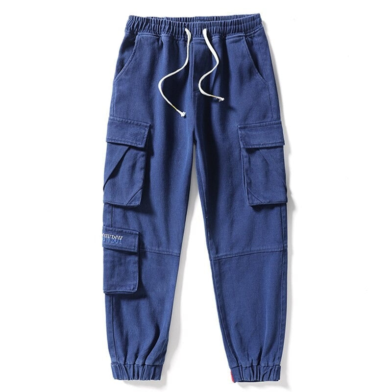 Men's Plus Size Casual Cargo Jeans Pants