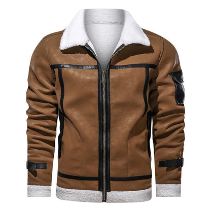 Casual Men Leather Jacket