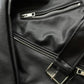 Women's Leather Zipper Biker Jacket