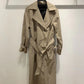 Women's Long Over-knee Trench Coat Faux Leather Trench Coat