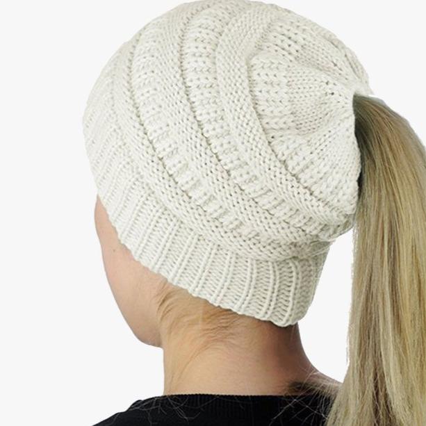 Pack of 3 Pretty Ponytail Hats - FREE SHIP DEALS